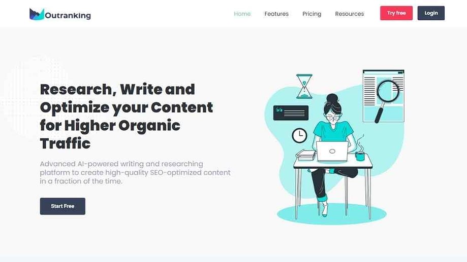 ai writing tool outrankio