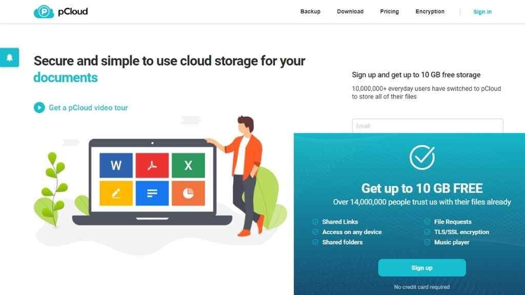media cloud storage free